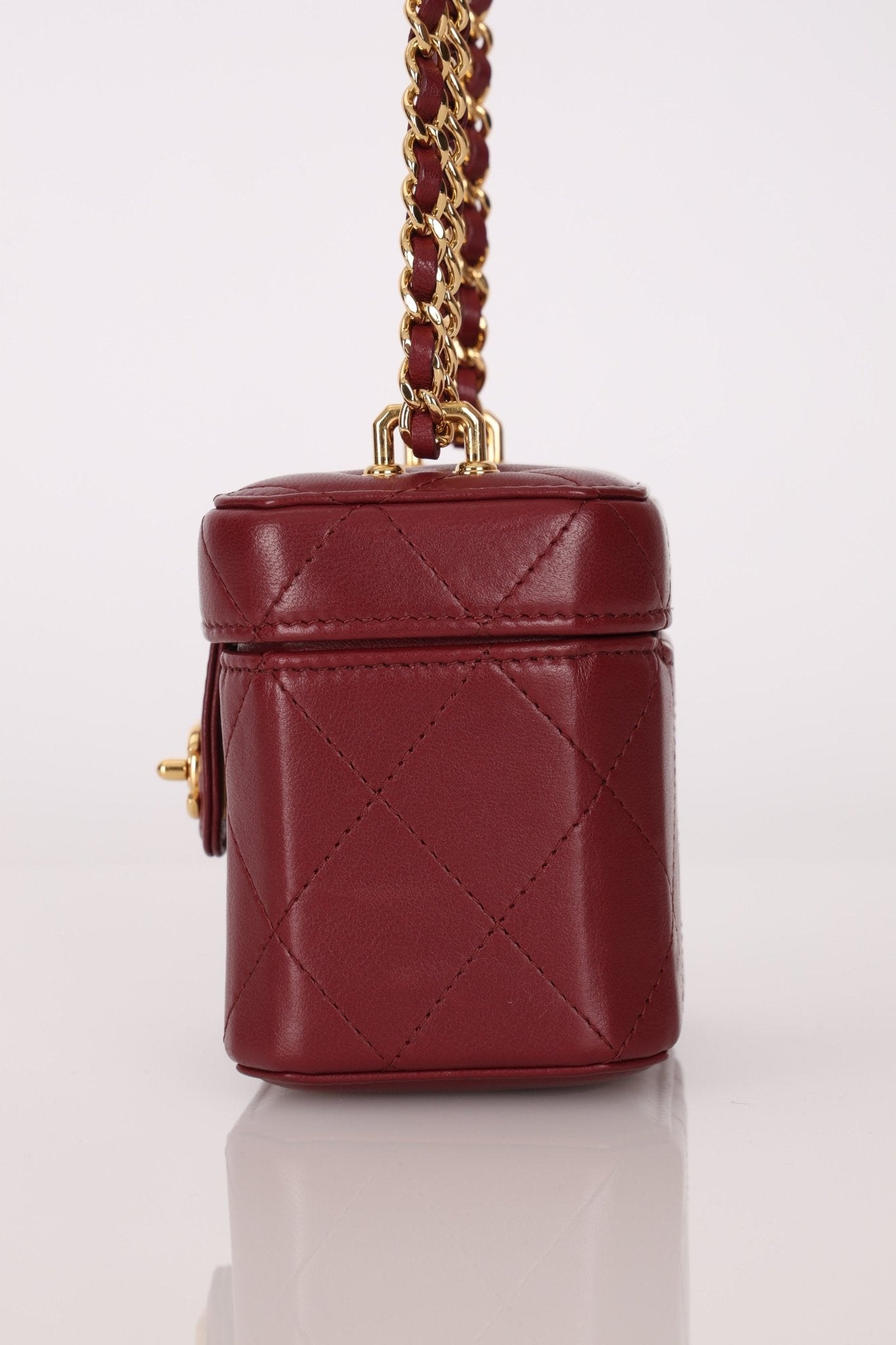 Chanel 2024 Mini CC Turnlock Vanity Case w/ Chain - FashioNica