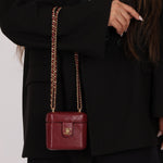 Chanel 2024 Mini CC Turnlock Vanity Case w/ Chain - FashioNica