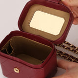 Chanel 2024 Mini CC Turnlock Vanity Case w/ Chain - FashioNica