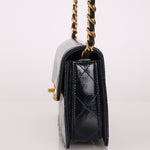 Chanel 2024 Patent Métiers d’art Turnlock Large East West Bag - FashioNica