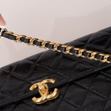 Chanel 2024 Patent Métiers d’art Turnlock Large East West Bag - FashioNica