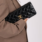Chanel 2024 Patent Métiers d’art Turnlock Large East West Bag - FashioNica