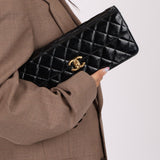 Chanel 2024 Patent Métiers d’art Turnlock Large East West Bag - FashioNica