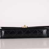 Chanel 2024 Patent Métiers d’art Turnlock Large East West Bag - FashioNica