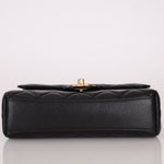 Chanel 2025 Caviar Chain Top Handle Turnlock Mini Flap - FashioNica