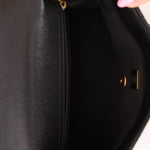 Chanel 2025 Caviar Chain Top Handle Turnlock Mini Flap - FashioNica