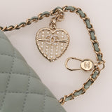 Chanel 2025 Lambskin Nano Charm Double Flap GHW - FashioNica