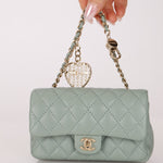 Chanel 2025 Lambskin Nano Charm Double Flap GHW - FashioNica