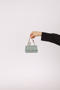 Chanel 2025 Lambskin Nano Charm Double Flap GHW - FashioNica