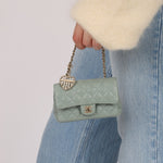 Chanel 2025 Lambskin Nano Charm Double Flap GHW - FashioNica