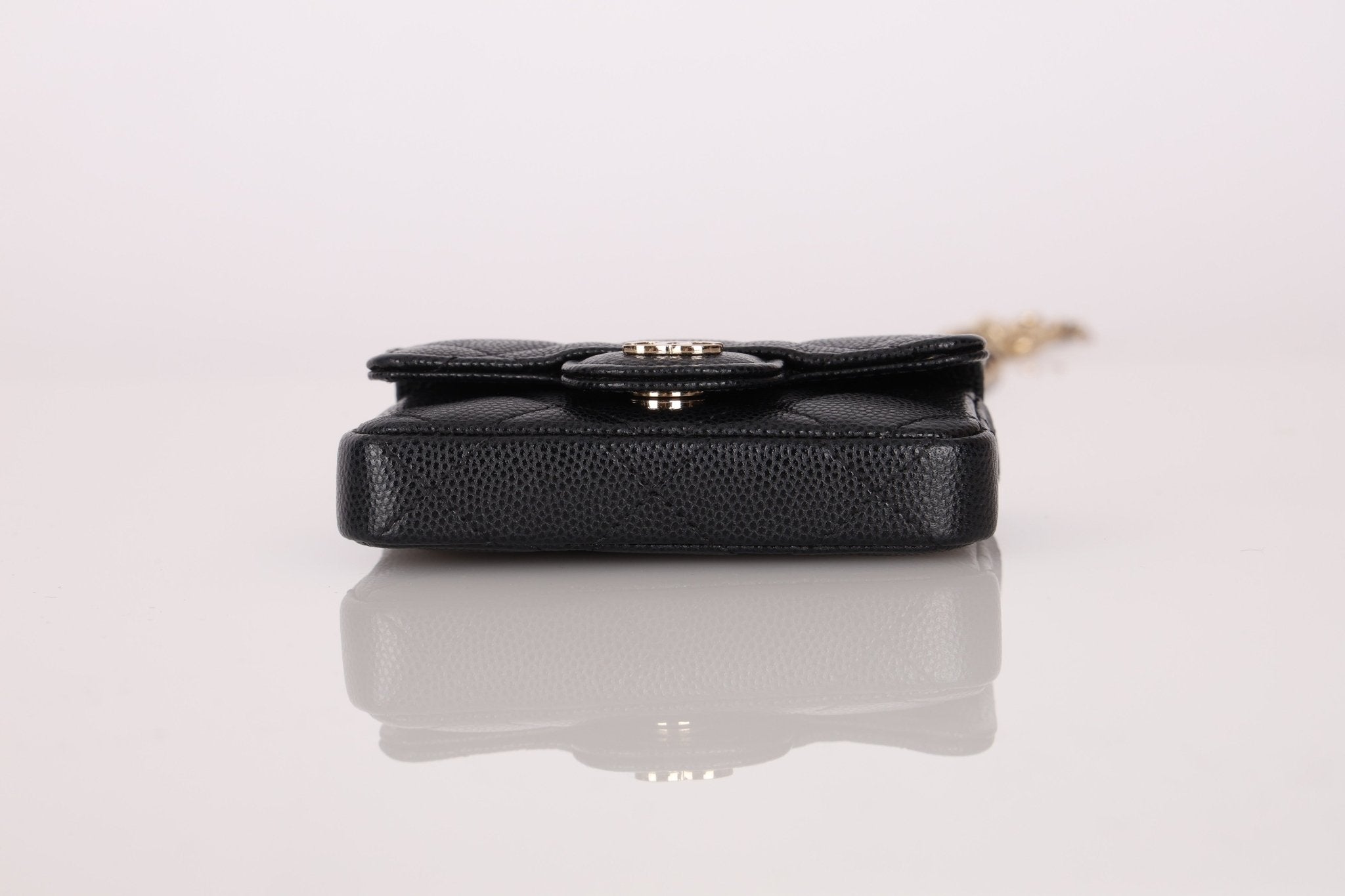 Chanel 21B Caviar Micro Flap Waist Bag - FashioNica