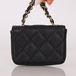 Chanel 21B Caviar Micro Flap Waist Bag - FashioNica