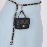 Chanel 21B Caviar Micro Flap Waist Bag - FashioNica