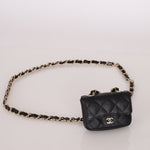 Chanel 21B Caviar Micro Flap Waist Bag - FashioNica