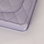 Chanel 21K Lavender Caviar Wallet on Chain - FashioNica