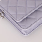 Chanel 21K Lavender Caviar Wallet on Chain - FashioNica