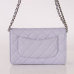 Chanel 21K Lavender Caviar Wallet on Chain - FashioNica