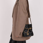 Chanel 23S CC Turnlock Medallion Chain Lambskin Bucket Bag - FashioNica