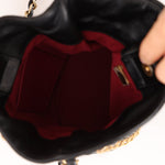 Chanel 23S CC Turnlock Medallion Chain Lambskin Bucket Bag - FashioNica