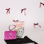 Chanel 24C Iridescent Patent Quilted Carabiner Card Holder - FashioNica