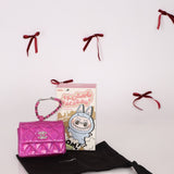 Chanel 24C Iridescent Patent Quilted Carabiner Card Holder - FashioNica