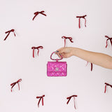 Chanel 24C Iridescent Patent Quilted Carabiner Card Holder - FashioNica