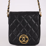 Chanel 24K GP Caviar Mini Chain Bag - FashioNica