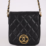 Chanel 24K GP Caviar Mini Chain Bag - FashioNica