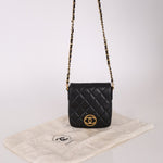 Chanel 24K GP Caviar Mini Chain Bag - FashioNica