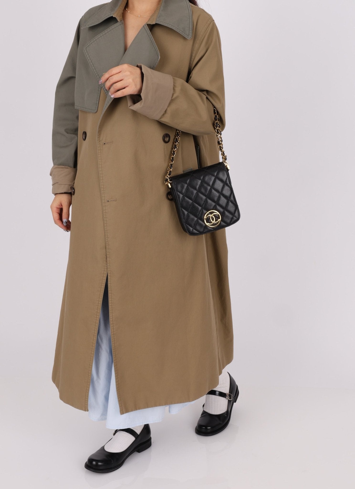 Chanel 24K GP Caviar Mini Chain Bag - FashioNica