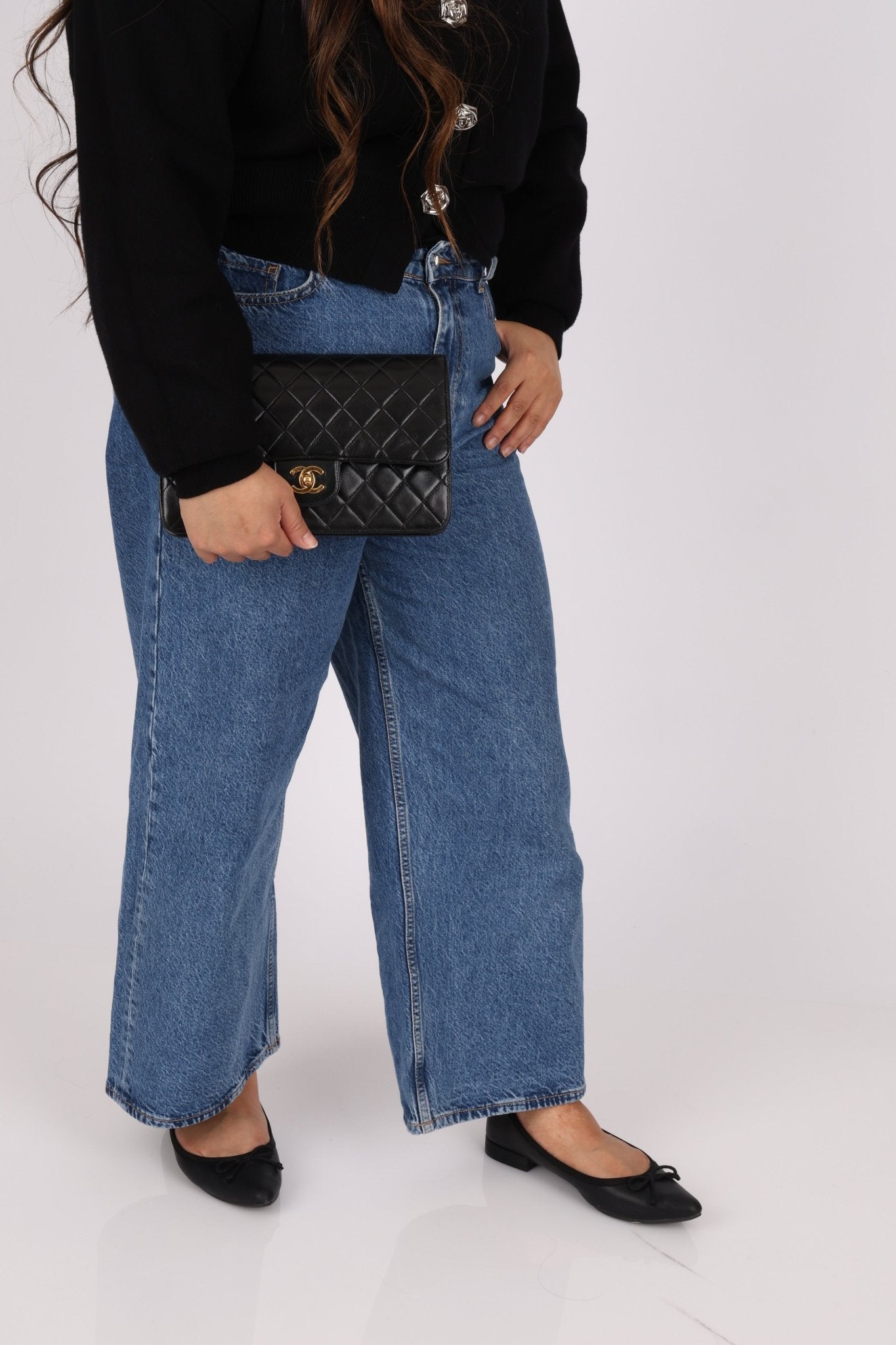 Chanel 24K GP Lambskin Chain Turnlock Single Flap - FashioNica