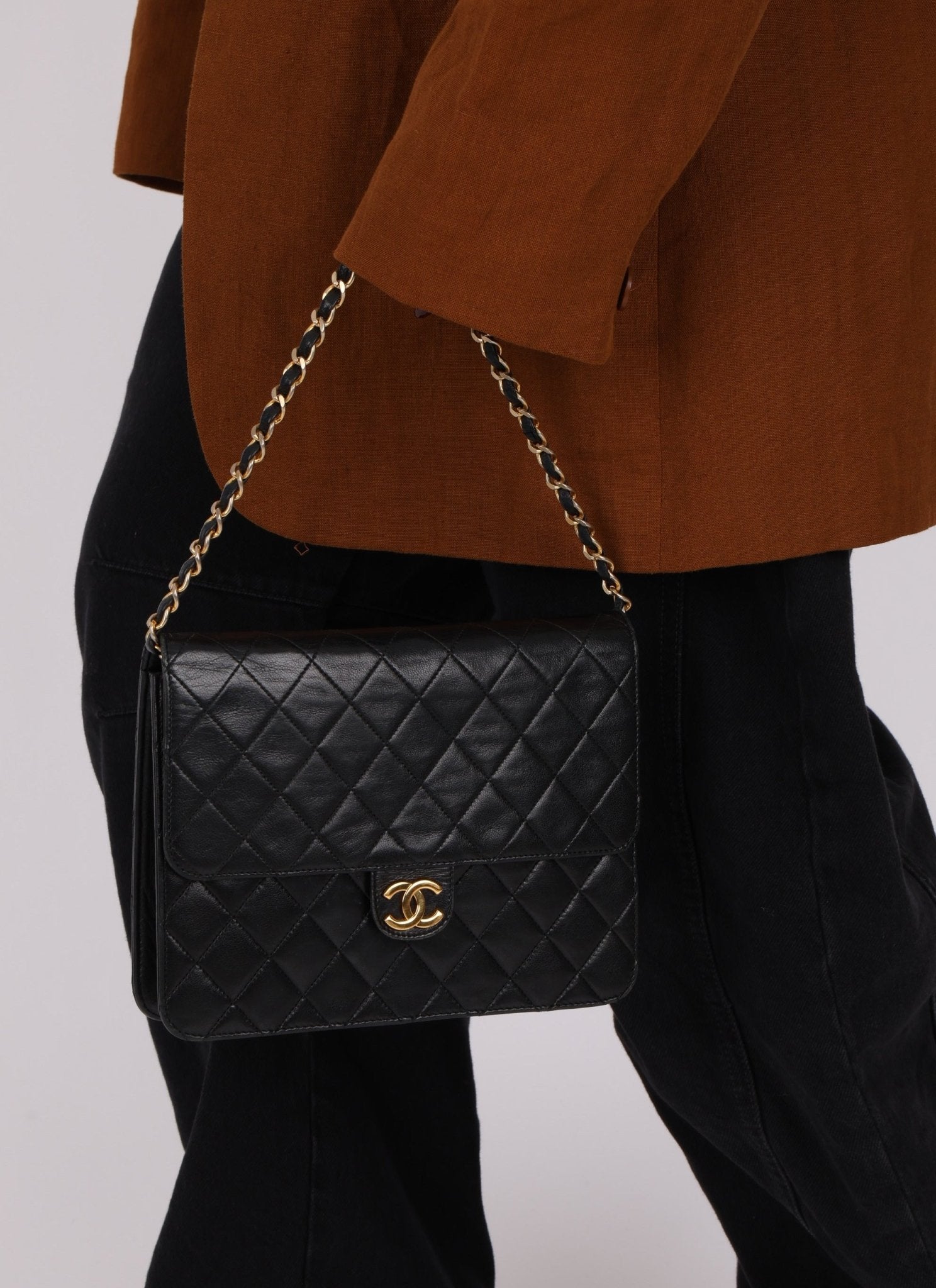 Chanel 24K GP Lambskin Single Flap - FashioNica