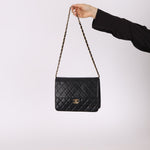 Chanel 24K GP Lambskin Single Flap - FashioNica