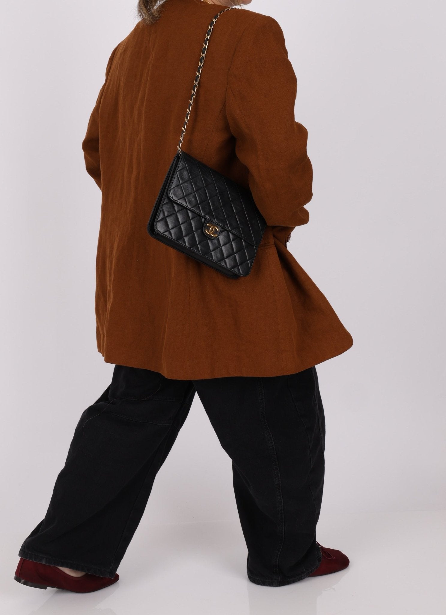 Chanel 24K GP Lambskin Single Flap - FashioNica