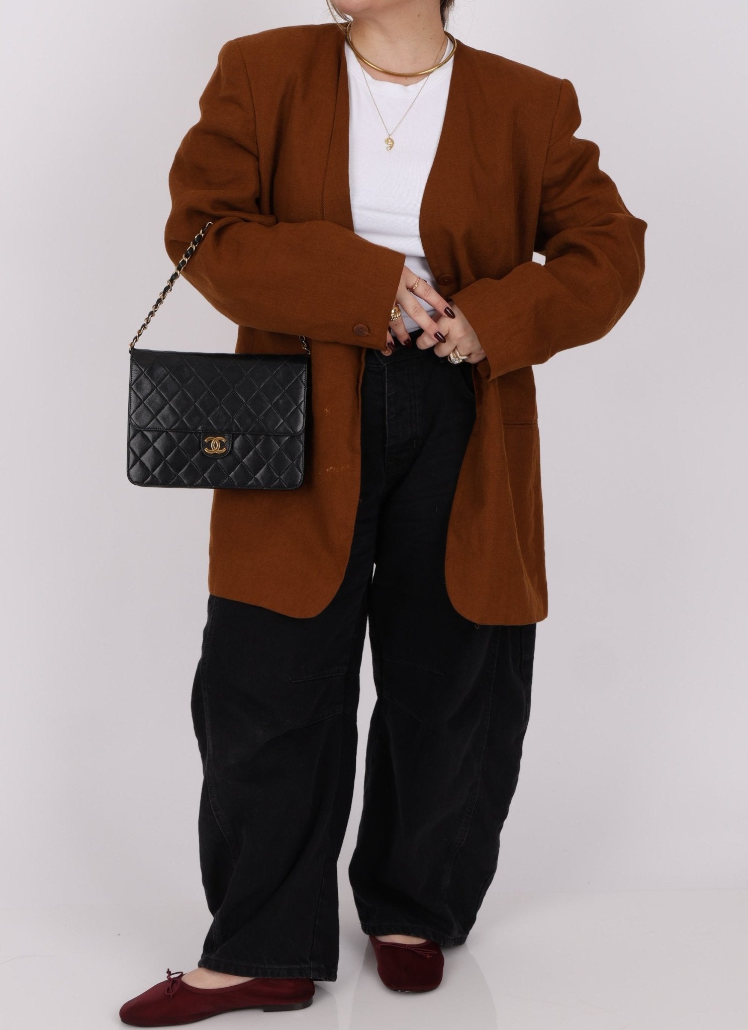 Chanel 24K GP Lambskin Single Flap - FashioNica