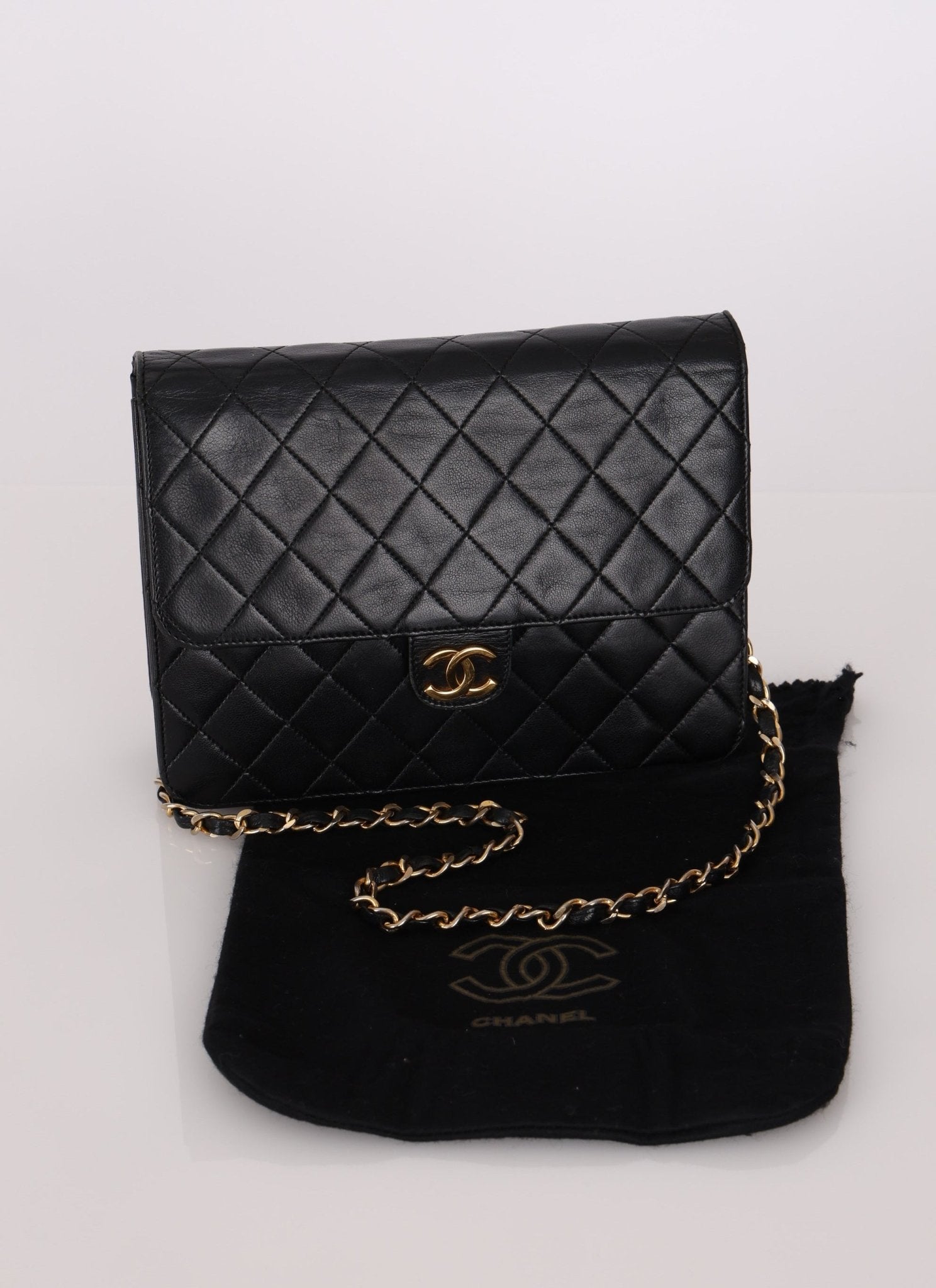 Chanel 24K GP Lambskin Single Flap - FashioNica