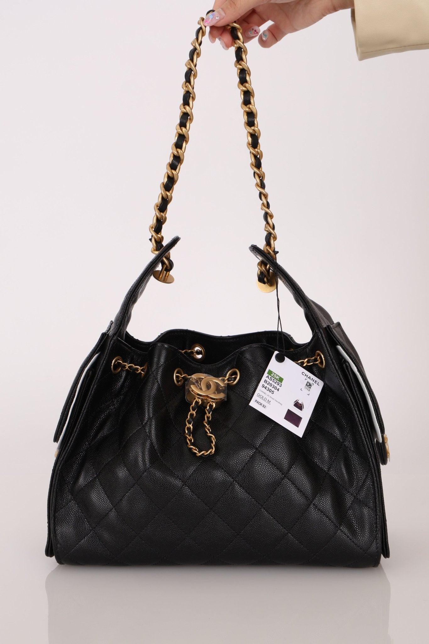 Chanel 25 Caviar Small Shoulder Bag - FashioNica
