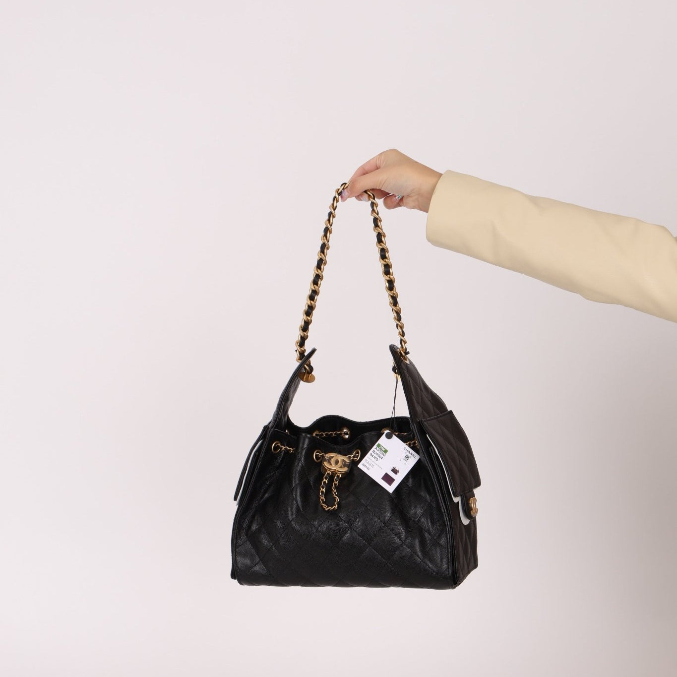 Chanel 25 Caviar Small Shoulder Bag - FashioNica