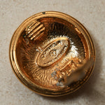 Chanel 70s - 80s Medallion Clip - On Earrings 24K GP - FashioNica