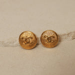 Chanel 70s - 80s Medallion Clip - On Earrings 24K GP - FashioNica
