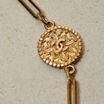 Chanel 70s - 80s Milgrain Coins Long Necklace 24K GP - FashioNica