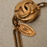 Chanel 70s - 80s Milgrain Coins Long Necklace 24K GP - FashioNica