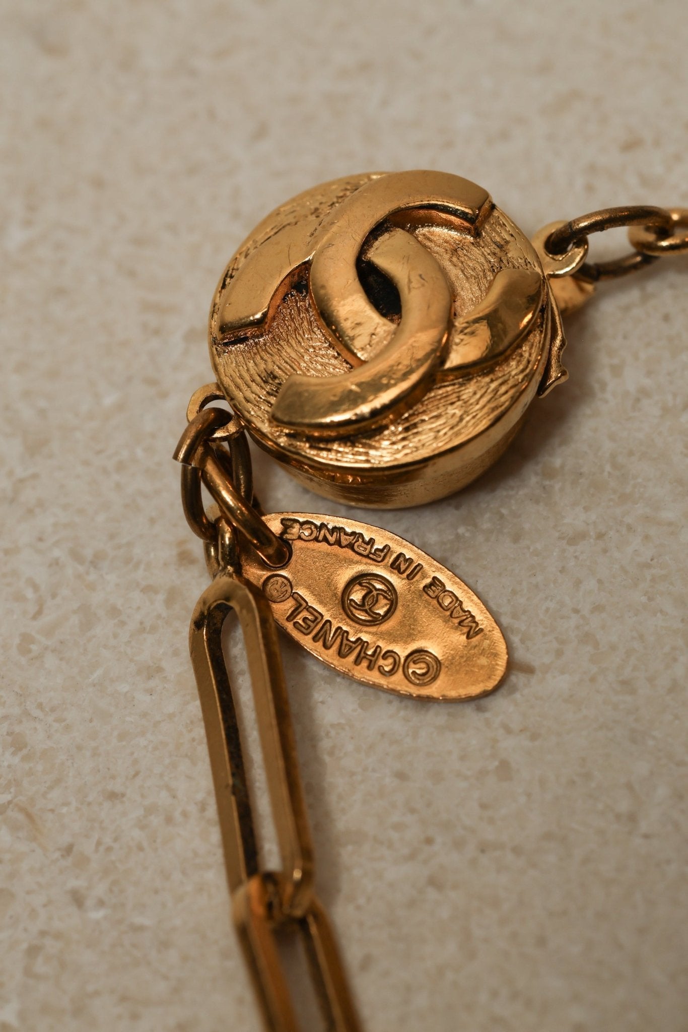 Chanel 70s - 80s Milgrain Coins Long Necklace 24K GP - FashioNica