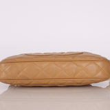 Chanel Beige Caviar Timeless Pochette - FashioNica