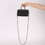 Chanel Black Caviar Timeless Classic Line Barrel Bag - FashioNica