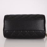 Chanel Black Caviar Timeless Classic Line Barrel Bag - FashioNica