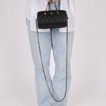 Chanel Black Caviar Timeless Classic Line Barrel Bag - FashioNica