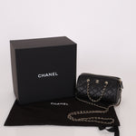 Chanel Black Caviar Timeless Classic Line Barrel Bag - FashioNica