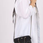 Chanel Black Caviar Timeless Classic Line Barrel Bag - FashioNica