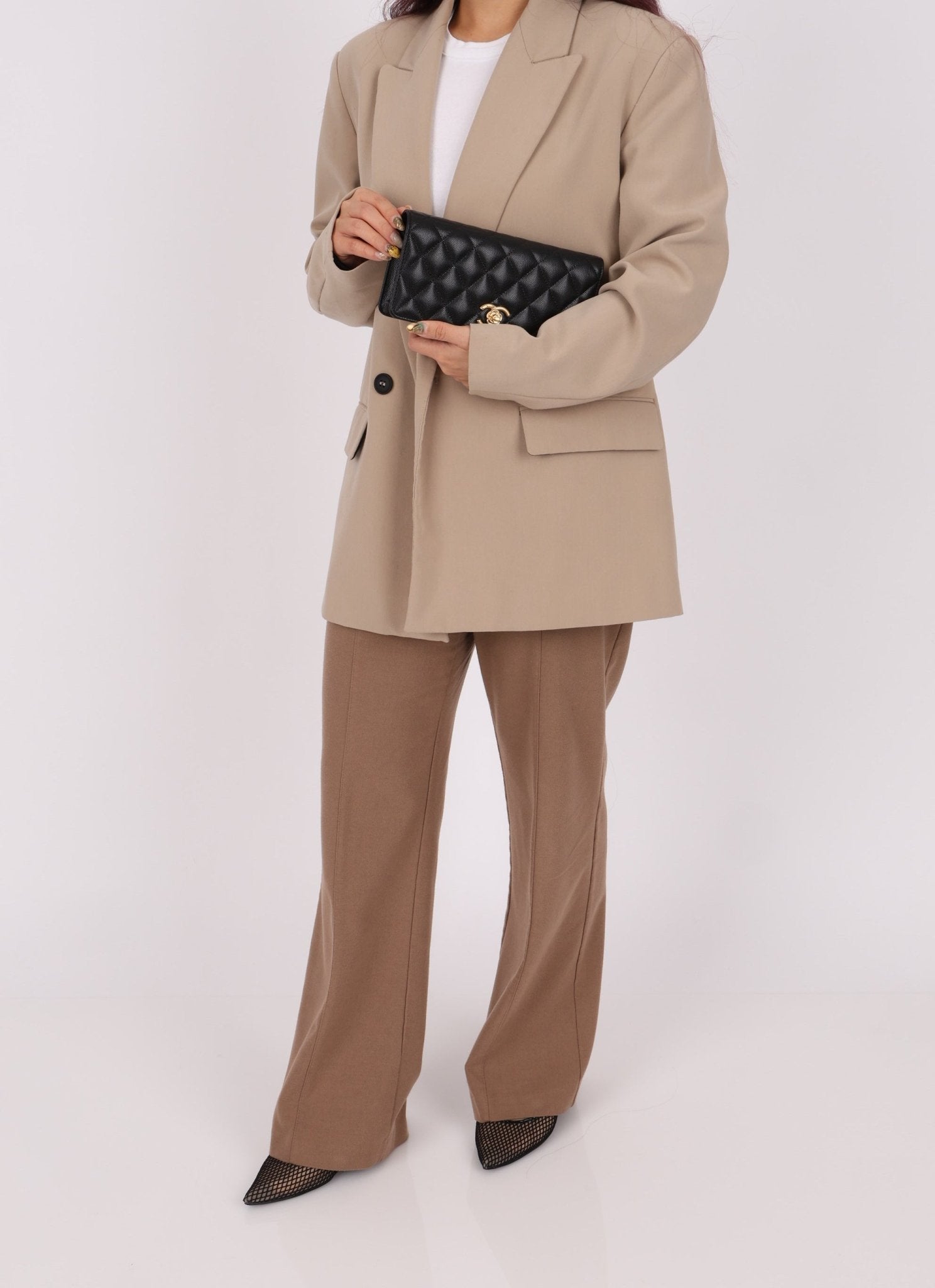 Chanel Caviar Camellia Flap Bag - FashioNica